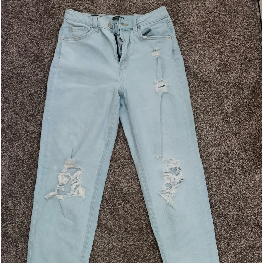 High rise Lightwash Mom Jeans